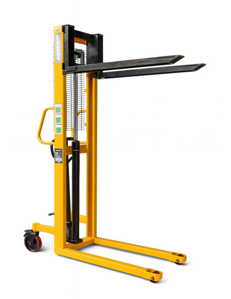 Transpaleta Apilador Elevador de Palets Manual Poliuretano 1000 Kg - 1600 mm - 65343 - Mader