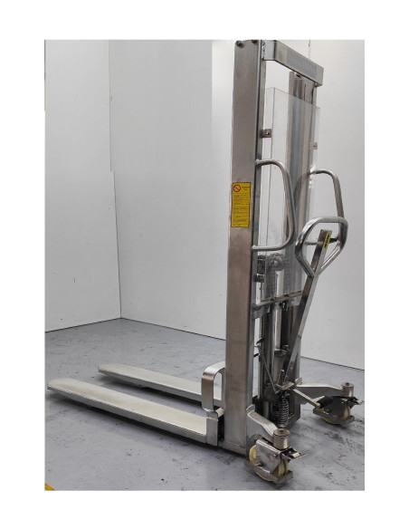 Apilador Manual Inoxidable 1000 Kg - 1600 mm - 16000-I