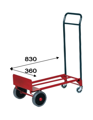 Carretilla Almacén Plataforma 150 Kg - 7000