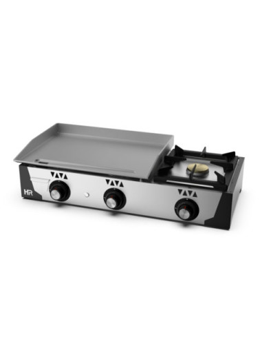 Plancha Gas Acero Laminado + Fogón Serie 100 - PLC6100F