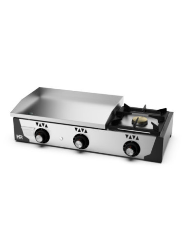 Plancha Gas Cromo + Fogón Serie 100 - PLC6100CRF