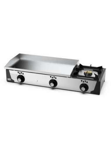 Plancha Gas Cromo + Fogón Serie 100 - PLC8100CRF