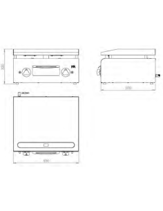 Plancha Gas Acero Rectificado Serie 500 - PLC600RT 2