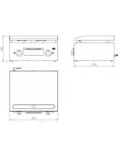 Plancha Gas Acero Rectificado Ranurada Serie 500 - PLC600RTRN 2