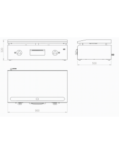 Plancha Gas Cromo Serie 500 - PLC900CR 2