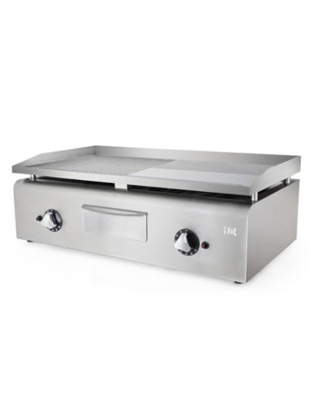 Plancha Gas Cromo Ranurada Serie 500 - PLC900CRRN