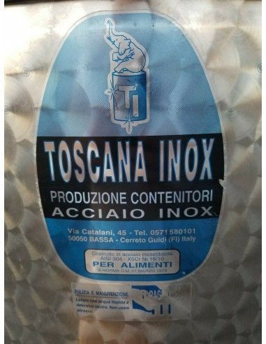 Depósito Inox 304 - 200 Litros - 530x1000