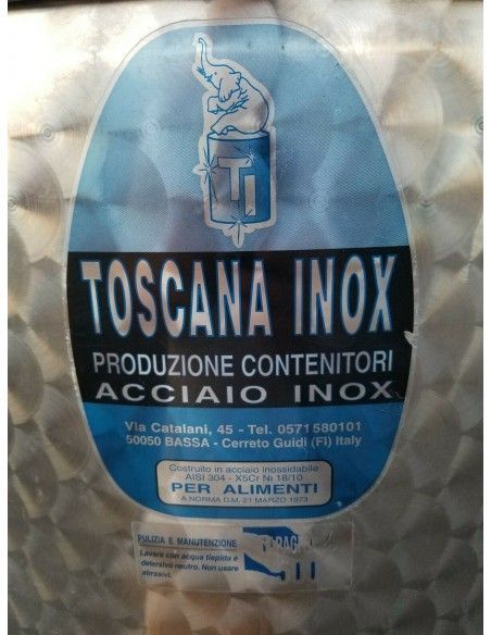 Depósito Inox 304 - 500 Litros - 720X1250