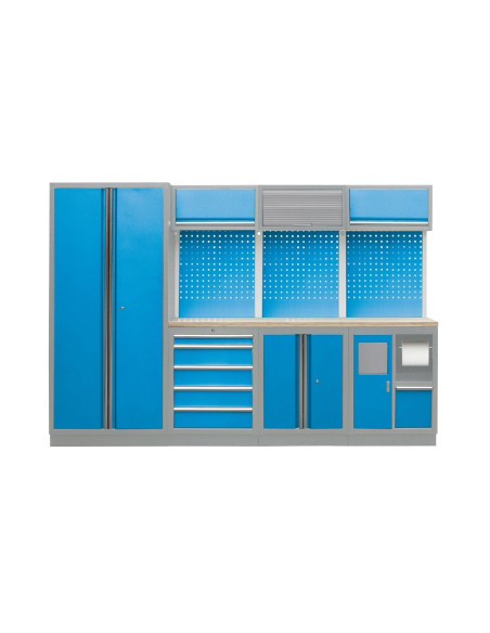 Conjunto Taller 4 Módulos S/Madera Azul Gris - Edición Limitada