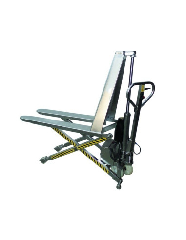 Transpaleta Tijera Inoxidable Eléctrica - 1000 Kg