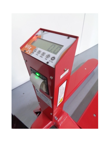 Transpaleta Pesadora con Impresora - 2000 Kg