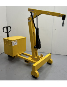 Grúa Contrapesada Larga Plegable - 750 Kg