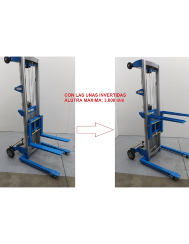 Apilador Manual Aluminio 5000 Kg - 2500 mm - 10505