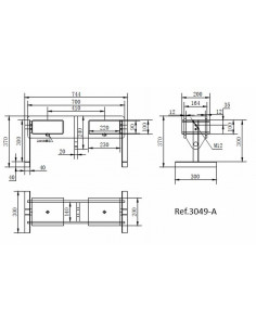 Implemento Gancho Cargador Apilador Carretilla - 1500 Kg 2