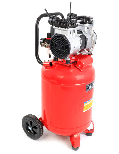 Compresor de Aire Silencioso Vertical 50L - 2 Hp - 09341 - Mader
