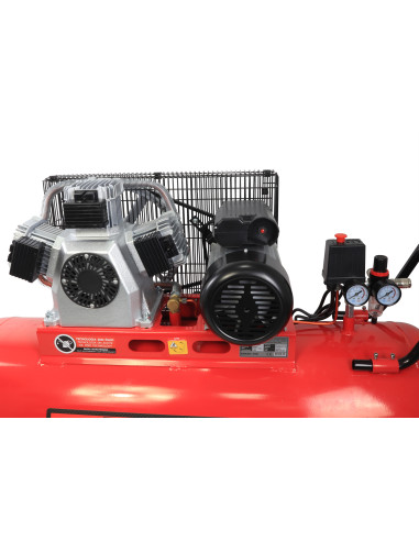 Compresor de Aire Silencioso 150L - 3,5 Hp - 2 Salidas - 09345 - Mader
