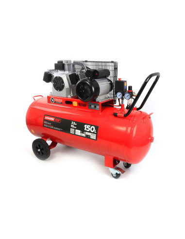 Compresor de Aire Silencioso 150L - 3,5 Hp - 2 Salidas - 09345 - Mader