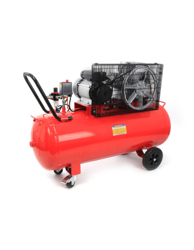Compresor de Aire Silencioso 150L - 3,5 Hp - 2 Salidas - 09345 - Mader