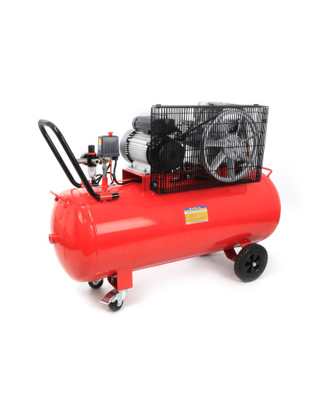 Compresor de Aire Silencioso 200L - 3,5 Hp - 2 Salidas - 09346 - Mader