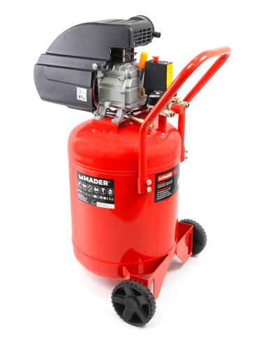 Compresor de Aire Vertical 50L - 2 Hp - 09330 - Mader
