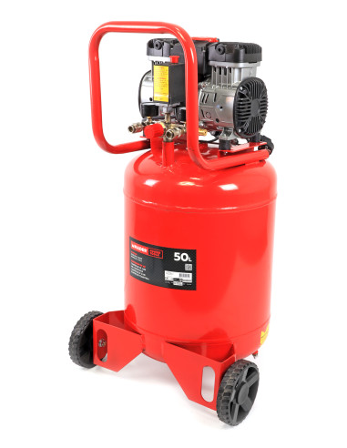 Compresor de Aire Silencioso Vertical 50L - 2 Hp - 09340 - Mader
