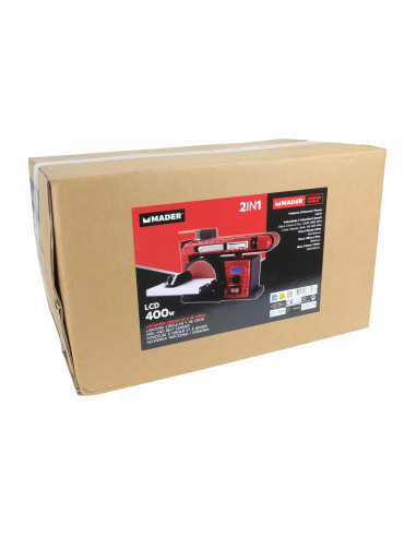 Lijadora Circular y Cinta - 400W - 63780 - Mader