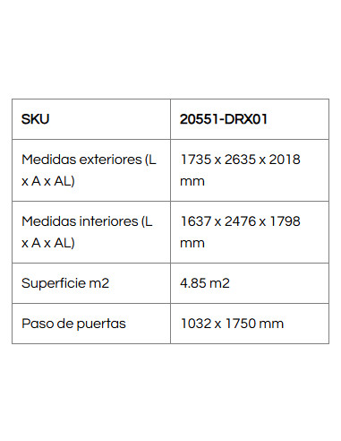 Caseta Metálica Top Shed Pent Roof Antracita 173x263x201 cm - Duramax