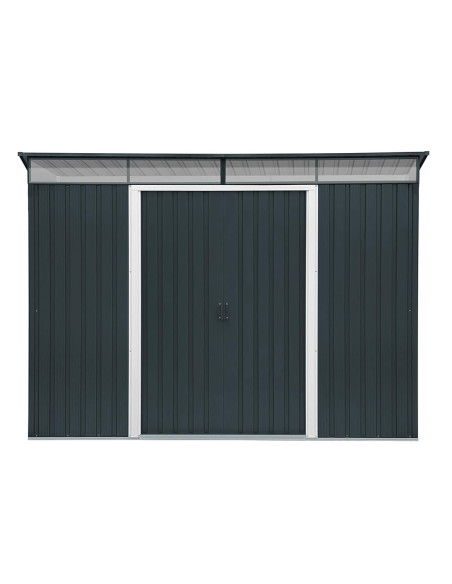 Caseta Metálica Top Shed Pent Roof Antracita 173x263x201 cm - Duramax