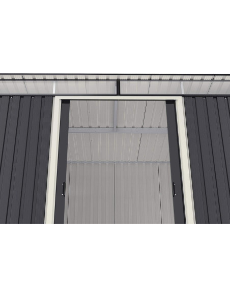 Caseta Metálica Top Shed Pent Roof Antracita 173x263x201 cm - Duramax