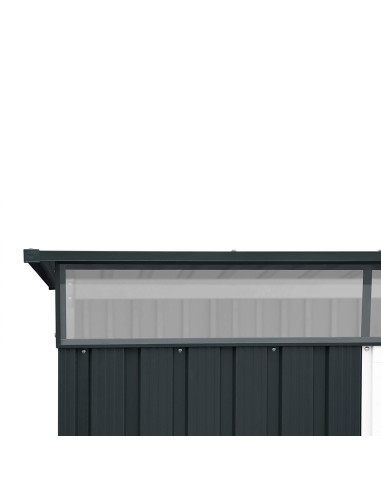 Caseta Metálica Top Shed Pent Roof Antracita 173x263x201 cm - Duramax