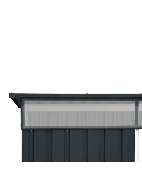 Caseta Metálica Top Shed Pent Roof Antracita 173x263x201 cm - Duramax