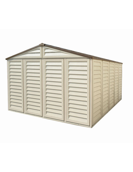 Caseta PVC Woodbridge Plus 405x324x233 cm - Duramax