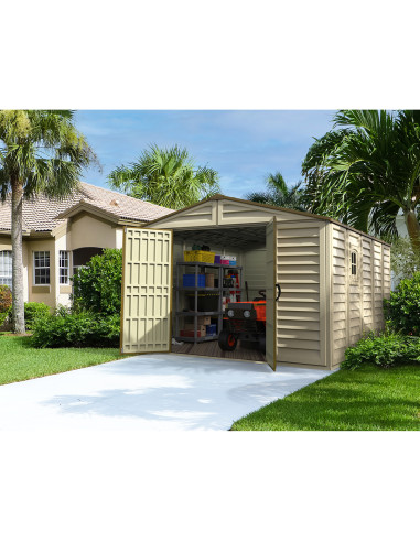 Caseta PVC Woodbridge Plus 405x324x233 cm - Duramax