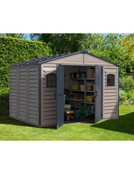 Caseta PVC Woodbridge Plus II 247x324x233 cm - Duramax
