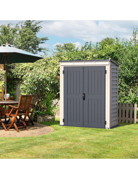 Caseta PVC Yardmate Pent Plus 91x170x202 cm - Duramax