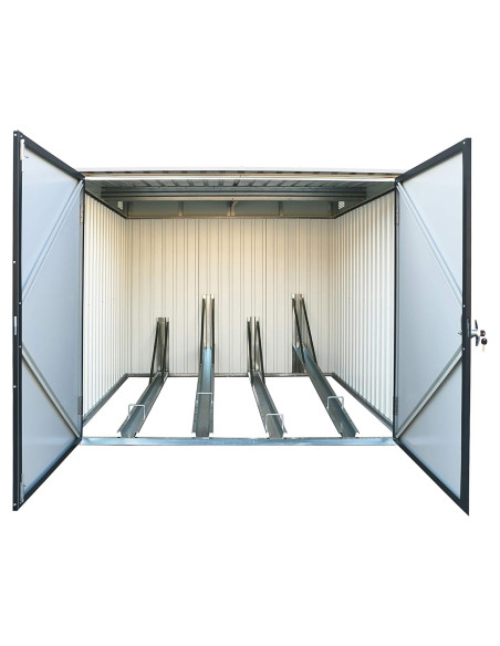 Caseta Metálica Guarda Bicicletas 202x196x140 cm - Duramax