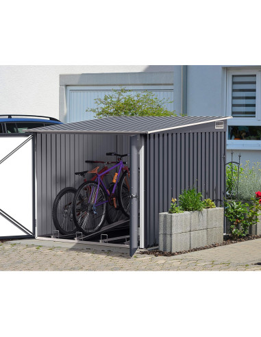 Caseta Metálica Guarda Bicicletas 202x196x140 cm - Duramax