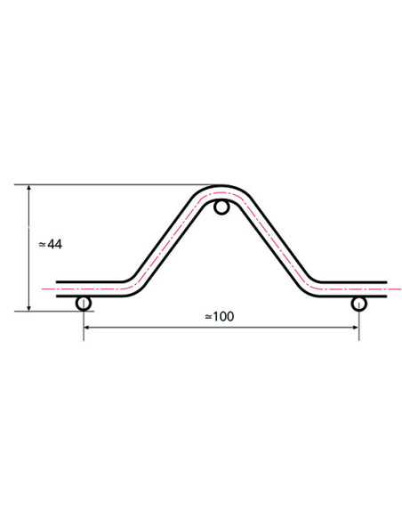 Panel Valla Hércules Plus Verde 2,50x1,225 m