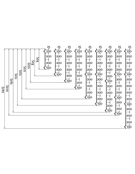 Panel Valla Hércules Plus Verde 2,50x1,525 m