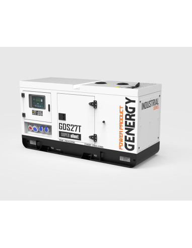 Generador Genergy GDS27T Insonorizado 27KVA - 400/230V