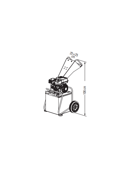 Triturador Ramas Biotriturador 7 Hp - CIP 50-B - Zanon