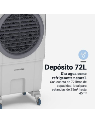 Climatizador 72L Modo Frío y Evaporación - TULUM 8072