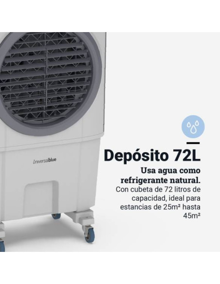 Climatizador 72L Modo Frío y Evaporación - TULUM 8072