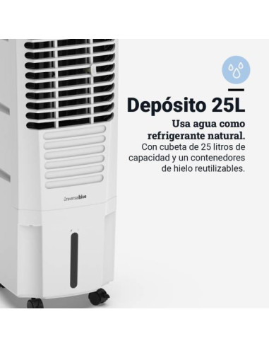 Climatizador 25L Modo Frío y Evaporación - IZAMAL 8025W