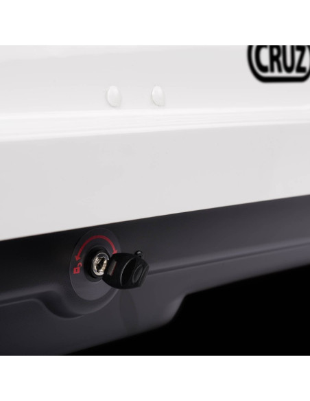 Cofre CRUZ Paddock Elite 400B 400L | Blanco Brillo