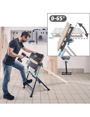Banco de trabajo Wolfcraft MASTER 650 ERGO | ACS Brico