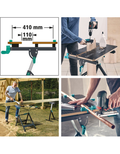 Banco de trabajo Wolfcraft MASTER 650 ERGO | ACS Brico