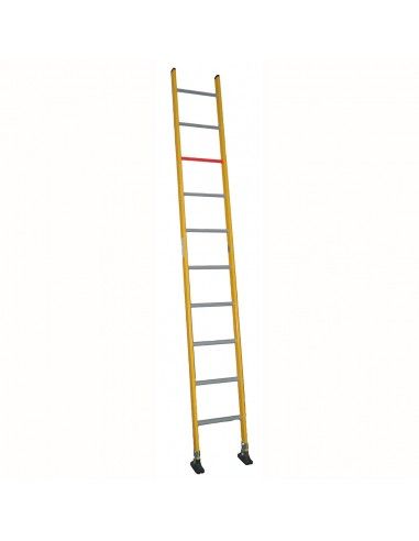 Escalera FH Fibra de Vidrio 12 Peldaños 3,56 m 100 kV