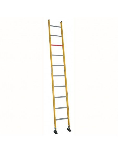 Escalera FH Fibra de Vidrio 12 Peldaños 3,56 m 100 kV
