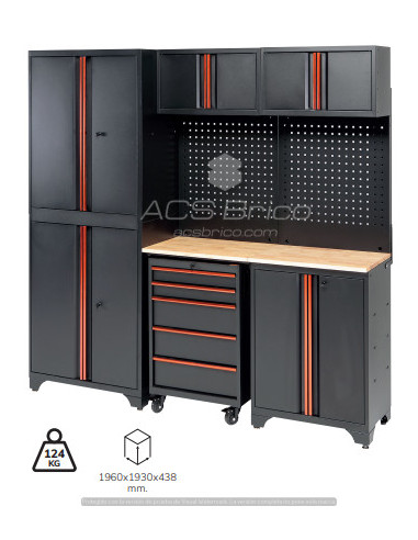 Conjunto Taller 3 Módulos S/Madera Alyco Orange 129790